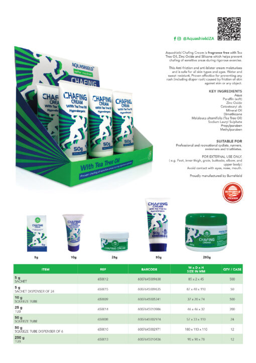 Anti schuur crème -beschermt de huid bij sporten (schrijnen) - Afbeelding 2