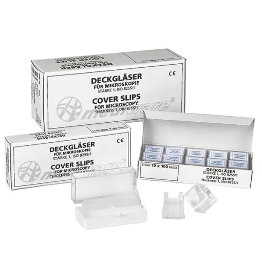 Dekglaasjes voor de microscoop 20 x 20 mm Ds 10 x 100 stuks