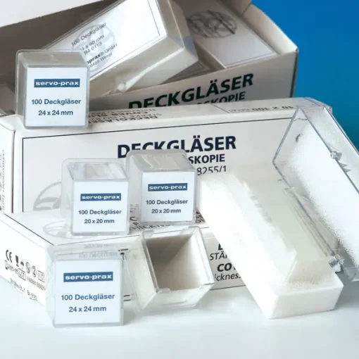 Dekglaasjes voor de microscoop 20 x 20 mm Ds 10 x 100 stuks - Afbeelding 2