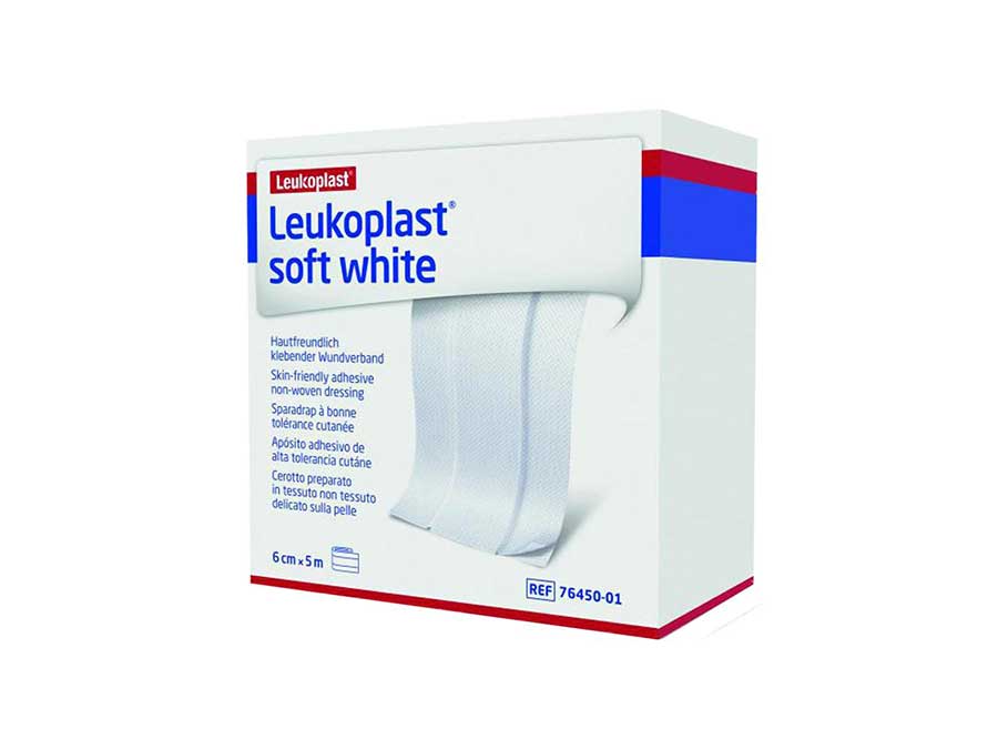 Leukoplast Soft kleur wit in diverse afmetingen