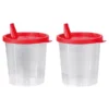 Urinebekers met klikdeksel en tuit Ds 500 stuks
