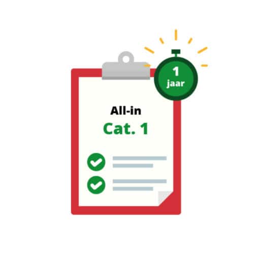AED servicecontract All-in Categorie 1, 1 jaar