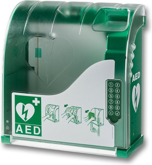 AIVIA 210 waterdichte & verwarmde AED buitenkast + PIN code - Afbeelding 3