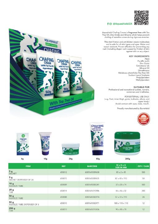 Anti schuur crème in tube -beschermt de huid bij sporten (Schrijnen ) - Afbeelding 3