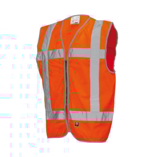 Veiligheidsvest Vlamvertragend onbedrukt leverbaar in 2 kleuren en maten - Afbeelding 2