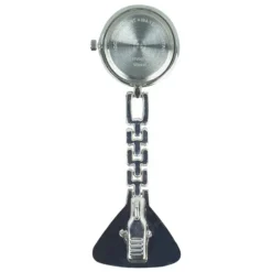 Verpleegstershorloge met clip en ketting