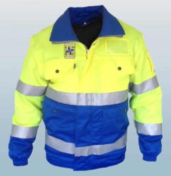 EHBO-KNVE pilotjack met striping, rug en borstlogo