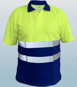 EHBO poloshirt KM + striping