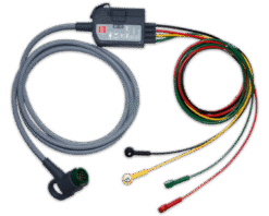 Physio Control Lifepak 12 / 15 ECG kabel 4-draads
