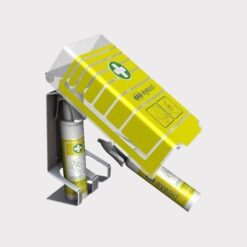 Oogspoelstation EYEAID 2 x 250 ml oogspoeling met wandhouder