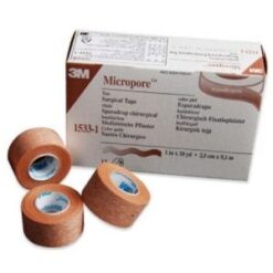 Micropore hechtpleister in de kleur wit of huidkleur