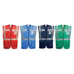 Veiligheidsvest met reflectie en zakken
