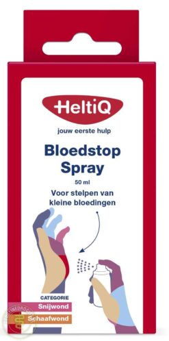 Bloedstop HeltiQ bloedstelpende Spray 50ml