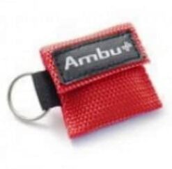 AMBU Lifekey reanimatiedoekje in rood etui met sleutelhanger
