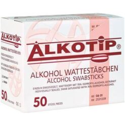 Alcoholdoekjes Alkotip 60 x 30 mm Steriel Doosje 50 stuks