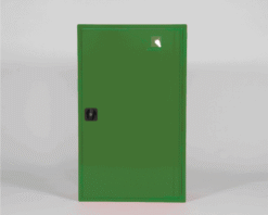 BHV kast  leeg kleur groen afmeting  112 x 68,6 x 25 cm
