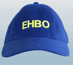 EHBO cap korenblauw met borduur logo