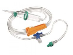 Infuussysteem lang 2m met 3-weg kraan, Intrafix Braun