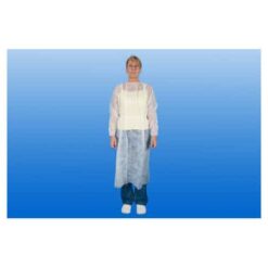 Bezoekersjassen disposable kleur wit Per 10