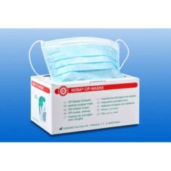 Mondmasker OK kleur blauw met elastische bandjes Ds 50 stuks