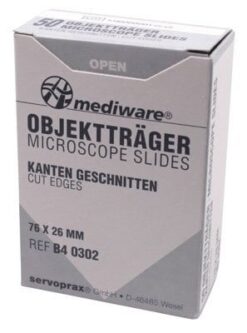 Objektglaasjes voor de microscoop zonder matrand 76x26mm