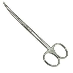 Prepareerschaar Metzenbaum gebogen 14 cm spits/spits