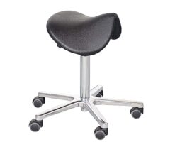 Zadelzit tabouret - kruk AGA model SH-2000 draaibaar, 1 - Zw