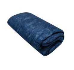 Deken disp.gewatteerd (katoen) 200gram blauw Ds 70 stuks