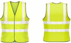 Veiligheidsvest Geel  Onbedrukt