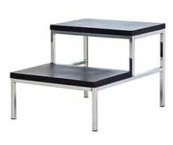 Voetenbankje / opstapje model  FA-2000/2 bekleding zwart