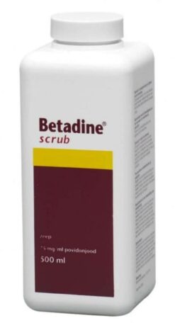 Betadine scrub