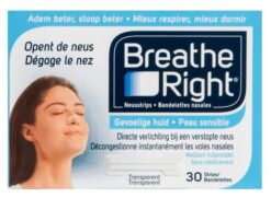 Neusstrips Breath Right Clear Ds 30 stuks