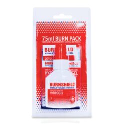Burnshield blisterverpakking met inhoud.