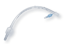 Endotrachealetube met cuff, voerder en spuit