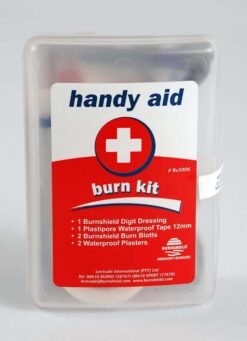 Handy Aid Kit voor brand en schaaf wonden.