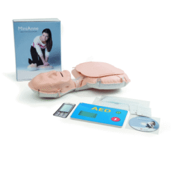 Mini Anne reanimatiepop (opblaasbaar)  met DVD