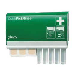 Pleister & Oogspoel dispenser QuickFix Plum