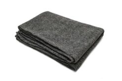 Deken vlam vertragend afm 200x150cm/1350g kleur licht grijs