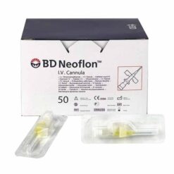 Neoflon 24G 0.6x19mm 13ml/min kleur geel doosje 50 stuks