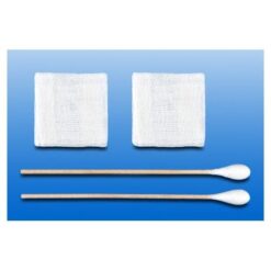 Wattenstaafjes set 2 met Gaascompres Steriel Ds 25 sets