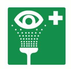 Pictogram oogdouche bordje PP