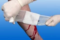 Snelverband gerold in 3 afmetingen -S- in zak 10 stuks