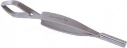 Teekpincet met kruisveer RVS lang 9cm
