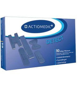 Detecteerbare & waterafstotende pleisters mix doos 50 stuks
