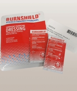 Navulling verbandkoffer BHV-EHBO Refill Service Arvem Hillegom Module 4 Burnshield Brandwond verzorging